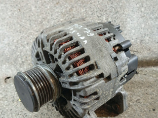 генератор Volkswagen Tiguan 1 поколение (2007 - 2011), 2.0 л., TDi, CBAB, дизель, АКПП, 06F903023C, 2542695G, TG14C011