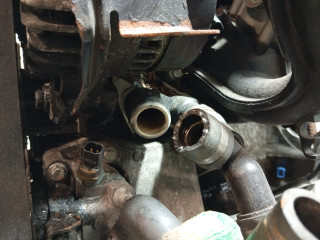 корпус термостата Ford Focus 2 поколение (2004 - 2008), 1.6 л., i, бензин, МКПП