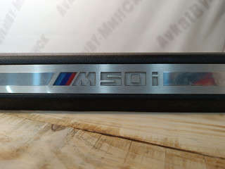 накладка на порог внутренняя BMW X7 G07 2021, 4.4 л., N63B44D, бензин, АКПП, c27 arktis-grau brillanteffekt, внедорожник 5 дв., полный привод, 7434239, 51437484239, 51477479935, 7479935, 51478069272, 8069272