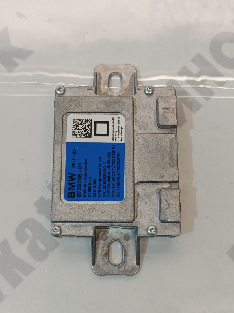 антенна навигации BMW X4 M F98 2021, 3.0 л., s58b30a, бензин, АКПП, donington-grau metallic (c28), внедорожник 5 дв., 84108735008, 8735008 - фото №1