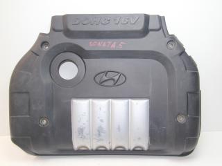 декоративная крышка двигателя Hyundai Sonata 4 поколение [рестайлинг] EF 2005, 2.0 л., G4JP, бензин, МКПП, черный, седан, передний привод