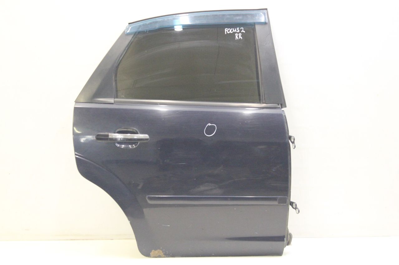 дверь задняя правая Ford Focus 2 поколение CB4 2007, 1.4 л., ASDA, бензин, МКПП, черный, хетчбэк 5 дв. - фото №1