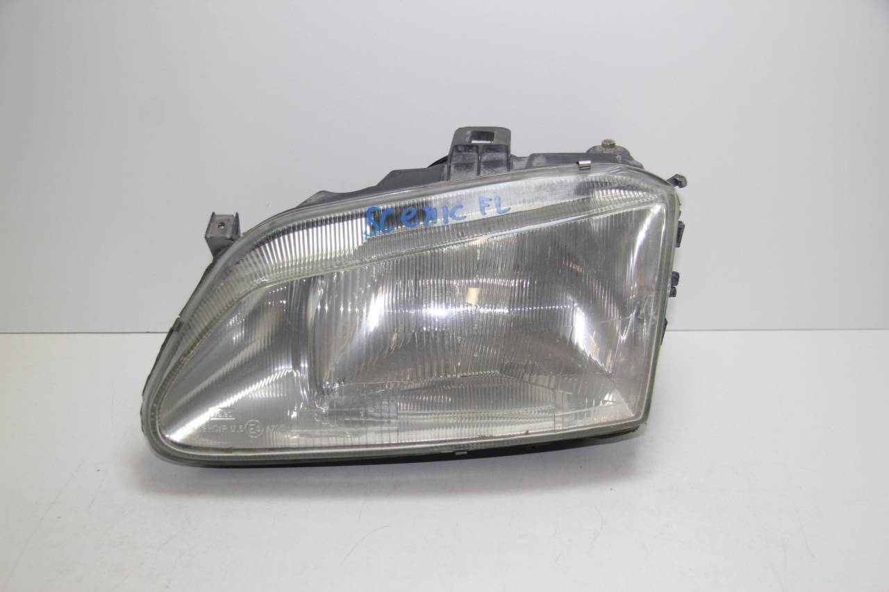 фара левая Renault Scenic 1 поколение JA0N 1998, 1.9 л., F9Q 734, дизель, МКПП, синий, 123456789 - фото №1