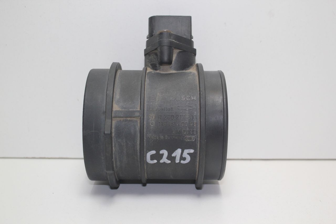 расходомер воздуха Mercedes-Benz CL-Класс C215 2000, 5.8 л., M137E58, бензин, АКПП, серебристый, купе, задний привод, 1130940048 - фото №1