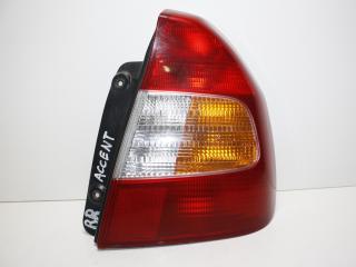 фонарь задний правый Hyundai Accent 2 поколение (LC) [рестайлинг] LC 2005, 1.5 л., бензин, АКПП, бежевый, седан, передний привод, 9240225020