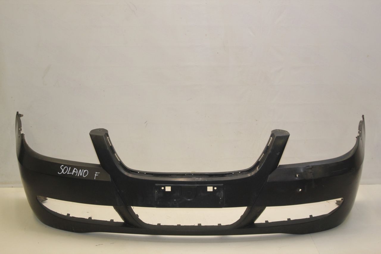 бампер передний Lifan Solano 1 поколение 620 2011, 1.6 л., LF481Q3, бензин, МКПП, черный, седан, передний привод - фото №1