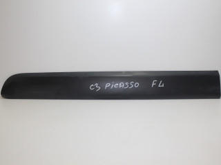 молдинг двери передней левой Citroen C3 Picasso 1 поколение SH 2010, 1.4 л., 8FS (EP3), бензин, МКПП, серый, хетчбэк 5 дв., передний привод, 9681743180