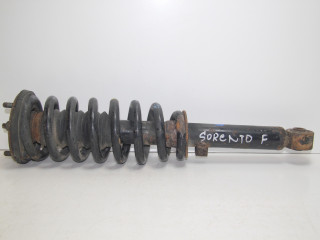 стойка передняя Kia Sorento 1 поколение BL 2002, 2.5 л., D4CB, дизель, АКПП, серебристый, полный привод