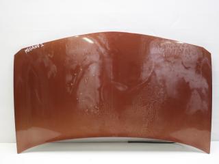 капот Renault Megane 2 поколение 2003, 1.9 л., F9Q 800, дизель, МКПП, красный, хетчбэк 5 дв., передний привод