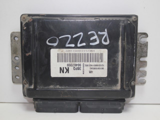 блок управления двигателем Chevrolet Rezzo 1 поколение KLAU 2008, 1.6 л., A16DMS, бензин, МКПП, серо-зеленый, универсал, передний привод, 96467359