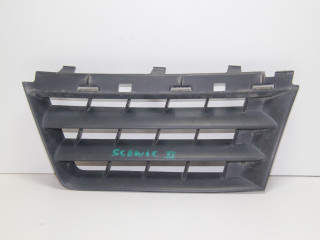 решетка радиатора Renault Scenic 2 поколение JM1B 2006, 1.6 л., K4M D 812, бензин, МКПП, светло-серо-голубой, передний привод, 8200140329