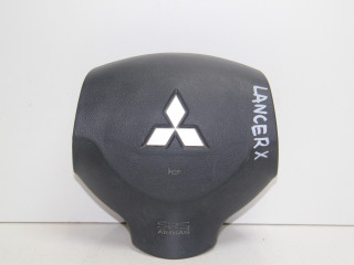 подушка безопасности водителя Mitsubishi Lancer 10 поколение CY2A 2008, 1.5 л., 4A91, бензин, АКПП, темно-серый, седан, передний привод, 7030A105XA