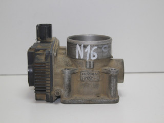 заслонка дроссельная Nissan Almera N16 [рестайлинг] N16 2005, 1.5 л., QG15DE, бензин, МКПП, серо-зеленый, седан, передний привод