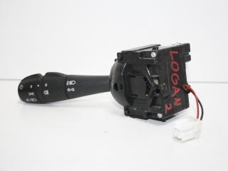 переключатель поворотов Renault Logan 2 поколение [рестайлинг] 2018, 1.6 л., K4M 842, бензин, АКПП, белый, седан, передний привод