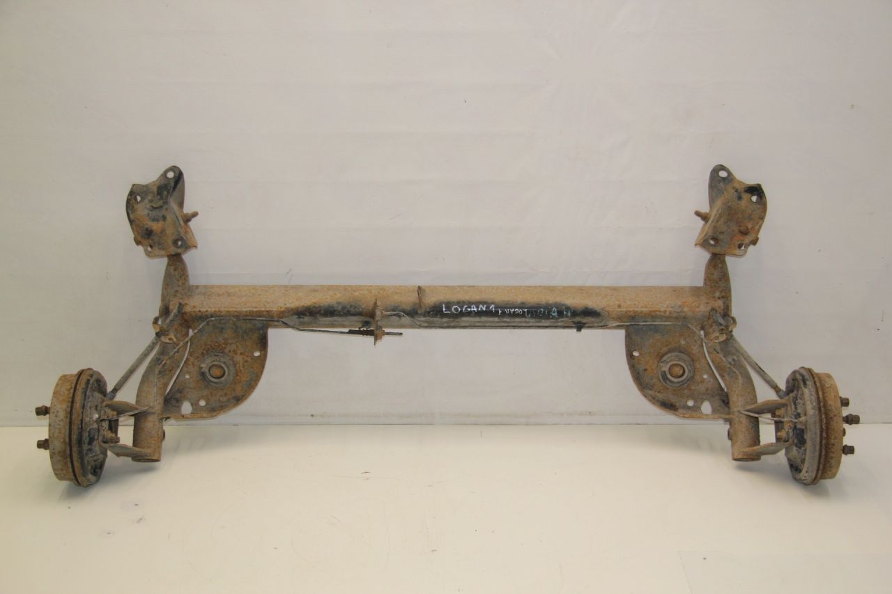 балка подвески задняя Renault Logan 1 поколение L8 2006, 1.4 л., K7JA710, бензин, МКПП, синий, седан, передний привод, 555019768R - фото №1