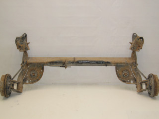 балка подвески задняя Renault Logan 1 поколение L8 2006, 1.4 л., K7JA710, бензин, МКПП, синий, седан, передний привод, 555019768R