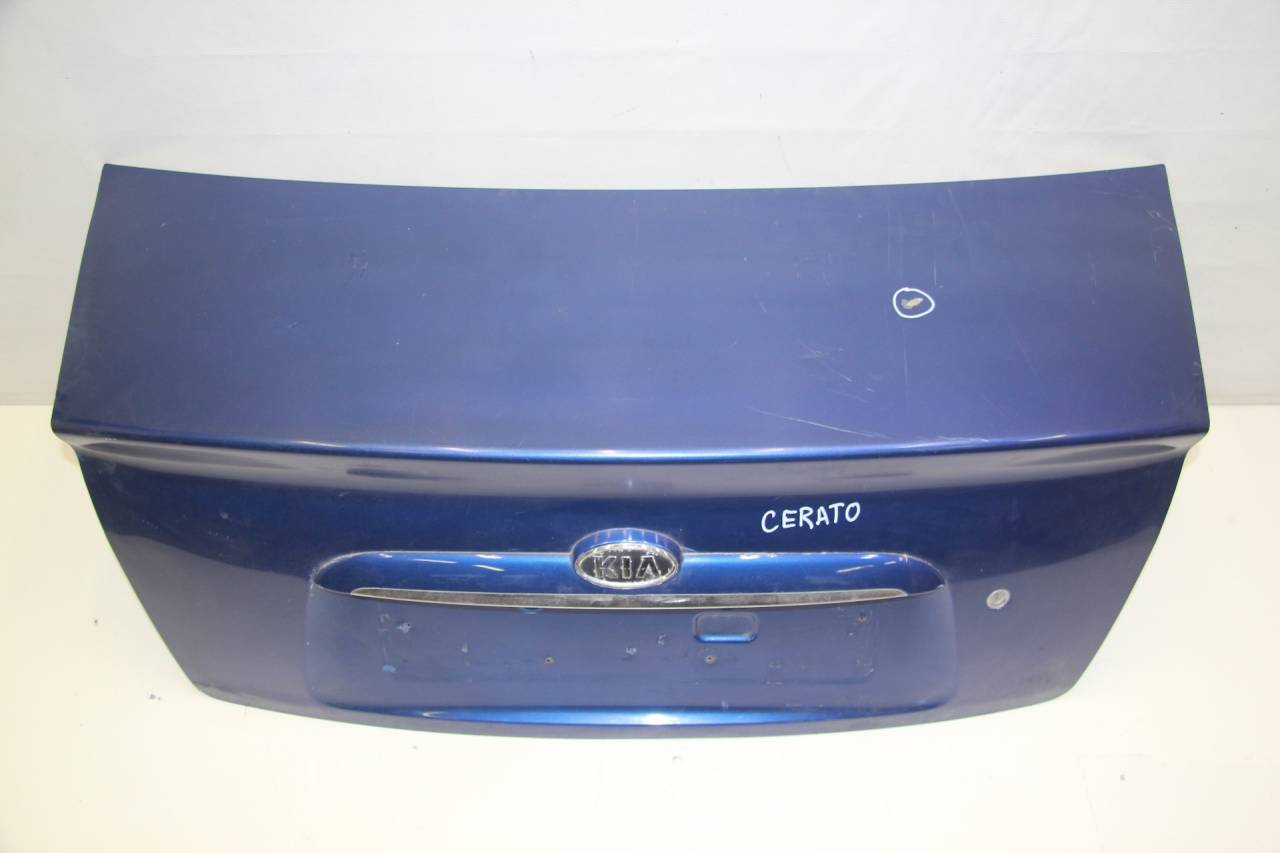 крышка багажника (дверь 3-5) Kia Cerato 1 поколение LD 2006, 1.6 л., G4ED, бензин, МКПП, синий, седан, передний привод - фото №1