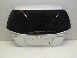 крышка багажника (дверь 3-5) Chevrolet Aveo T250 [рестайлинг] T250 2008, 1.2 л., B12D1, бензин, МКПП, серебристый, хетчбэк 5 дв., передний привод, 96540837