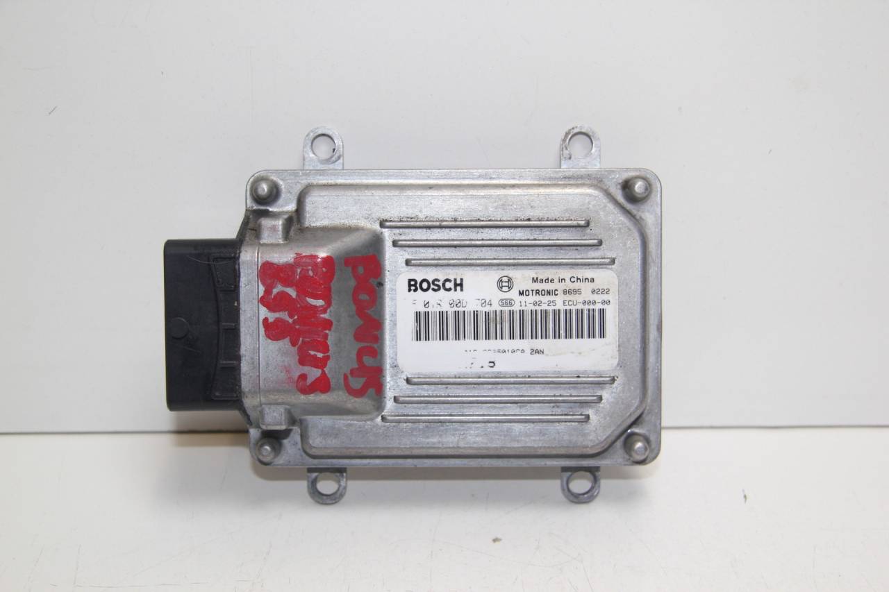 блок управления двигателем Chery Bonus (A13) 1 поколение 2011, 1.5 л., SQR477F, бензин, МКПП, темно-серый, передний привод, F01R00D704 - фото №1