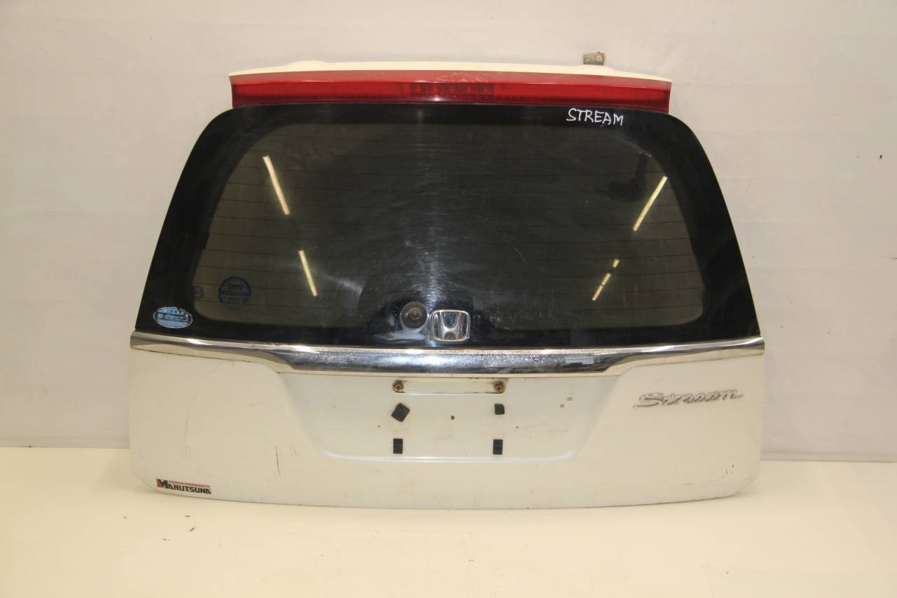 крышка багажника (дверь 3-5) Honda Stream 1 поколение RN1 2002, 1.7 л., D17A2, бензин, АКПП, белый, передний привод, правый руль - фото №1