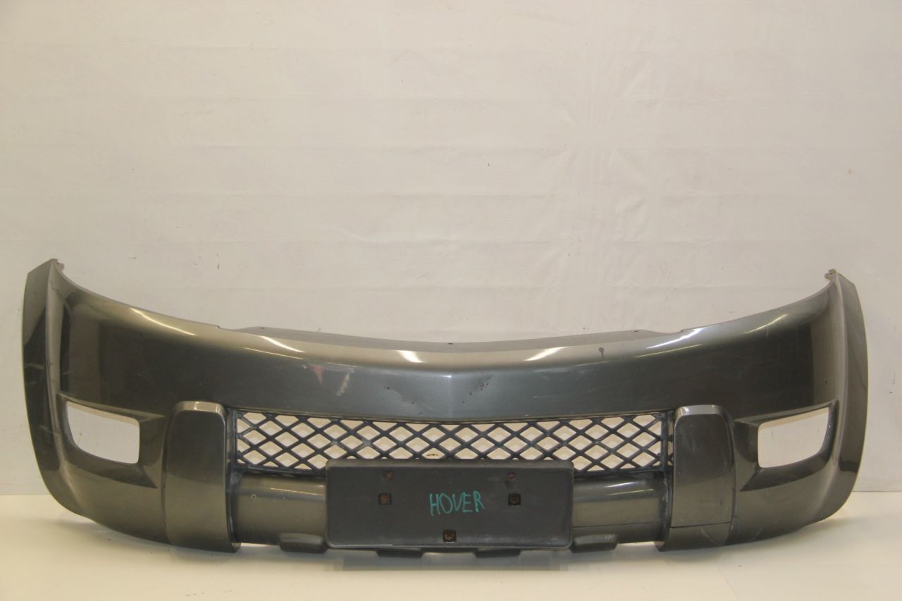 бампер передний Great Wall Hover 1 поколение H1 2007, 2.4 л., 4G64-S4M, бензин, МКПП, серый - фото №1