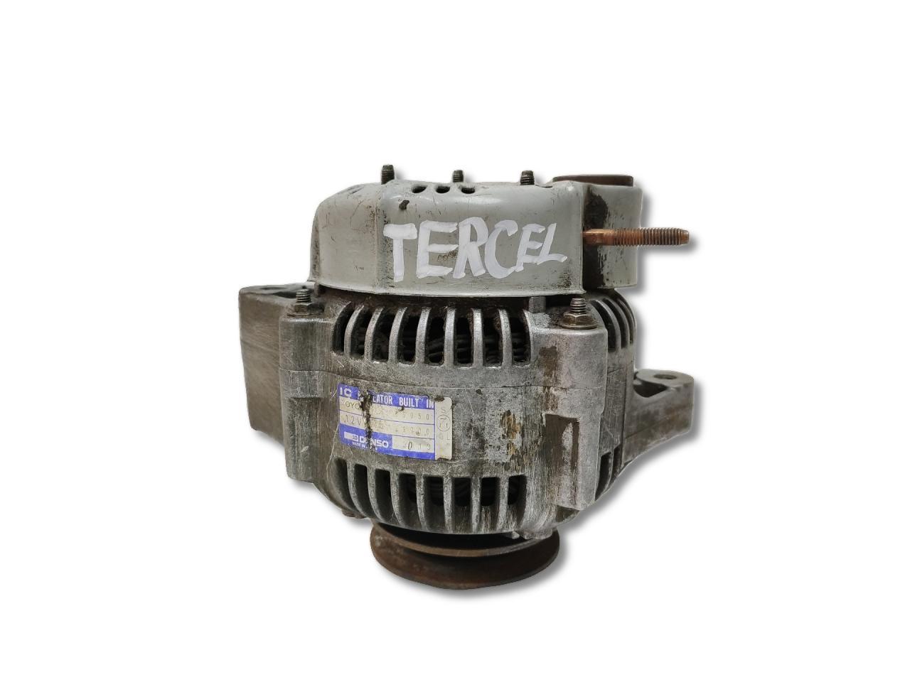 генератор Toyota Tercel L40 EL40 1991, 1.5 л., 1N-T, дизель, АКПП, серый, седан, передний привод, правый руль, 2706055050 - фото №1