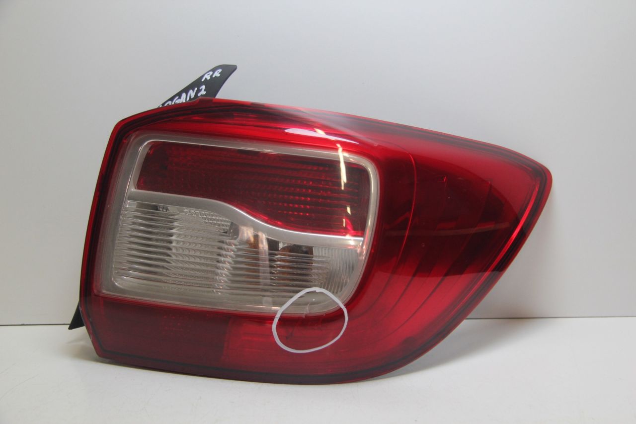 фонарь задний правый Renault Logan 2 поколение L8 2016, 1.6 л., K4M 842, бензин, МКПП, белый, седан, 265501454R - фото №1