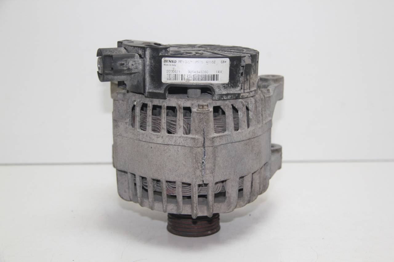 генератор Peugeot 206 1 поколение 2A/C 2001, 1.6 л., NFU (TU5JP4), бензин, МКПП, голубой, хетчбэк 3 дв., передний привод, 9654343080 - фото №1