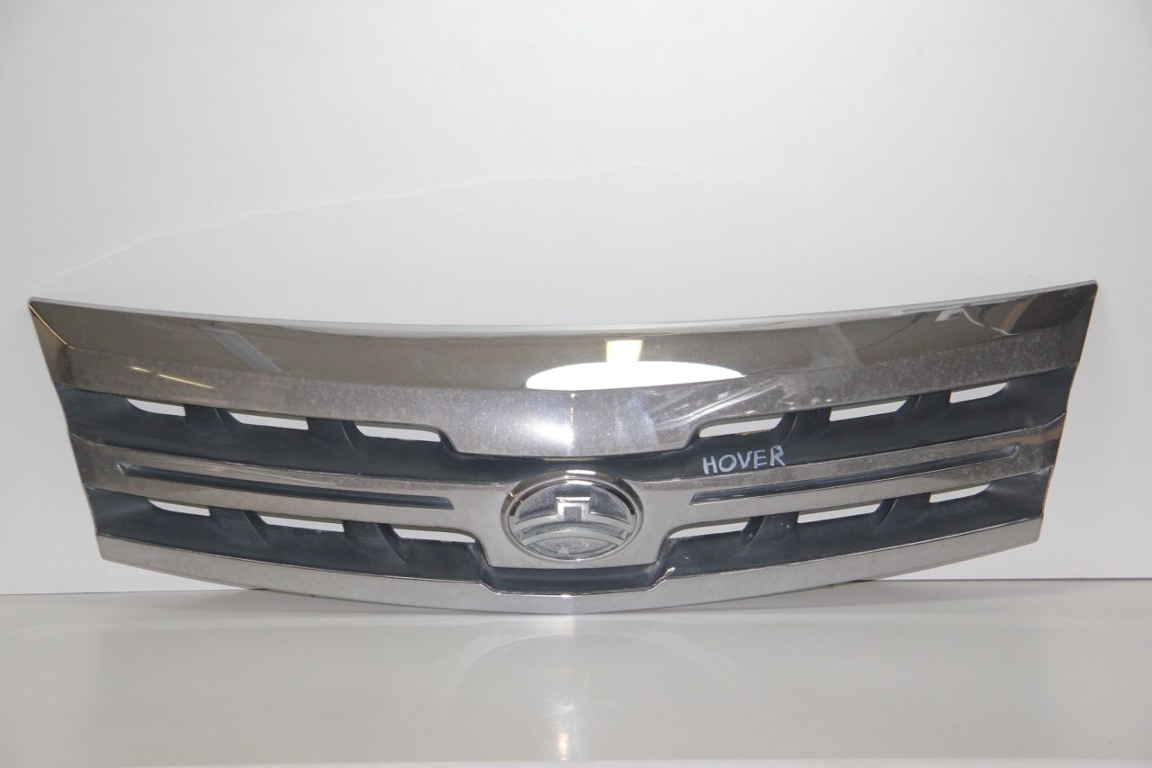 решетка радиатора Great Wall Hover 1 поколение H1 2007, 2.4 л., 4G64-S4M, бензин, МКПП, серый - фото №1