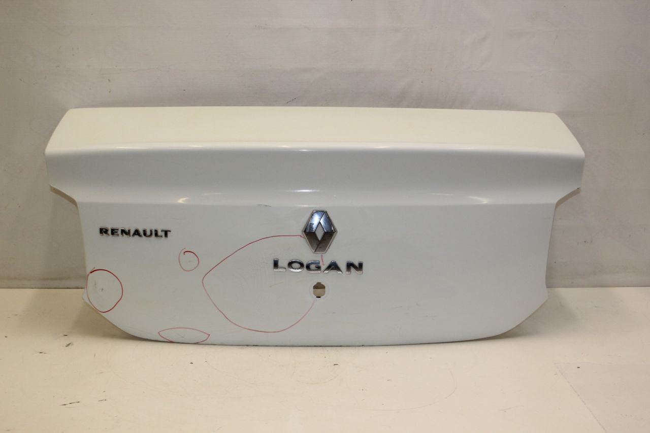 крышка багажника (дверь 3-5) Renault Logan 2 поколение L8 2016, 1.6 л., K4M 842, бензин, МКПП, белый, седан, 901228292R - фото №1