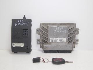 блок управления двигателем Renault Logan 1 поколение L8 2006, 1.4 л., K7JA710, бензин, МКПП, синий, седан, передний привод, 8200483732