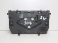 блок управления печки / климат-контроля Peugeot 307 1 поколение 3H 2003, 2.0 л., RFN (EW10J4), бензин, МКПП, черный, универсал, передний привод, 96430991XT - фото №2