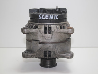 генератор Renault Scenic 2 поколение JM1B 2006, 1.6 л., K4M D 812, бензин, МКПП, светло-серо-голубой, передний привод, 8200323127