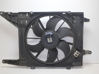 вентилятор радиатора Renault Scenic 1 поколение JA0N 1998, 1.9 л., F9Q 734, дизель, МКПП, синий, 9020906