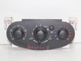 блок управления печки / климат-контроля Renault Sandero 2 поколение 5S 2015, 1.6 л., K7M 812, бензин, МКПП, белый, хетчбэк 5 дв., передний привод, 30080046