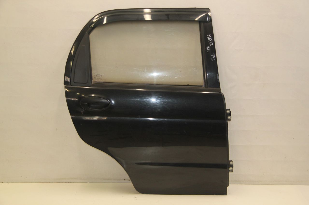 дверь задняя правая Daewoo Matiz M300 KLYA 2011, 0.8 л., F8CV, бензин, МКПП, черный, хетчбэк 5 дв., передний привод, 96566755 - фото №1