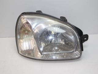 фара правая Hyundai Santa Fe 1 поколение (SM) [рестайлинг] CM 2004, 2.7 л., G6BA, бензин, АКПП, серый, универсал, полный привод