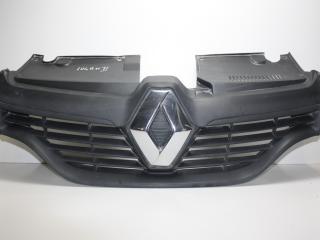 решетка радиатора Renault Logan 2 поколение [рестайлинг] 2018, 1.6 л., K4M 842, бензин, АКПП, белый, седан, передний привод