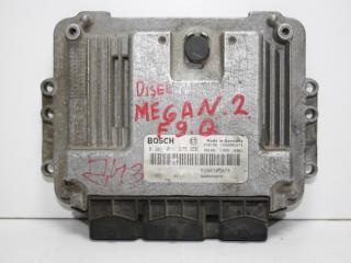 блок управления двигателем Renault Megane 2 поколение 2003, 1.9 л., F9Q 800, дизель, МКПП, красный, хетчбэк 5 дв., передний привод, 0281011275