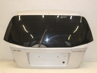 крышка багажника (дверь 3-5) Chevrolet Aveo T200 2005, 1.4 л., бензин, МКПП, серебристый, хетчбэк 5 дв., передний привод