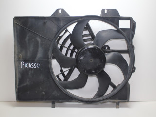 вентилятор радиатора Citroen C3 Picasso 1 поколение SH 2011, 1.4 л., 8FP (EP3), бензин, МКПП, белый, передний привод, 1253Q0