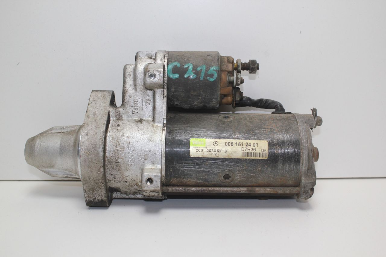 стартер Mercedes-Benz CL-Класс C215 2000, 5.8 л., M137E58, бензин, АКПП, серебристый, купе, задний привод, 0051512401 - фото №1