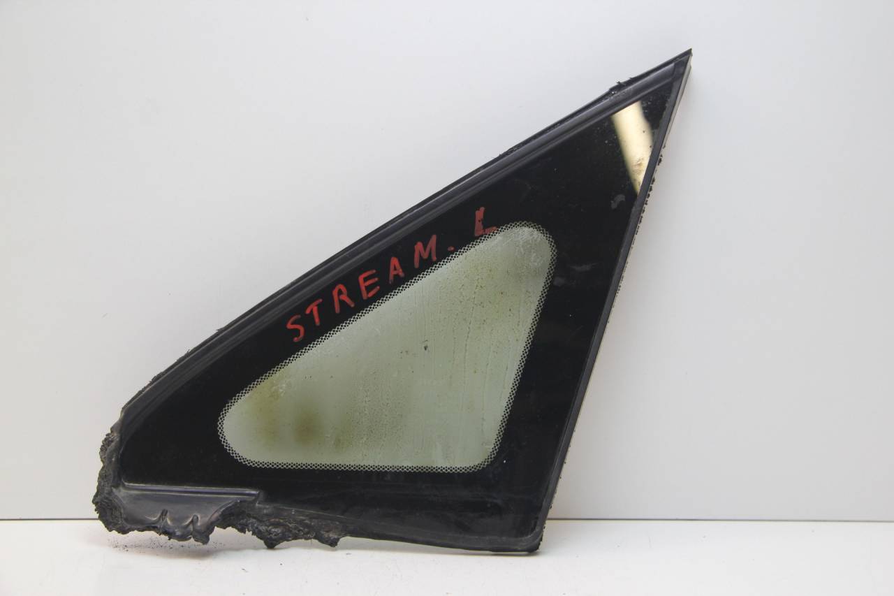 форточка передняя левая Honda Stream 1 поколение RN1 2002, 1.7 л., D17A2, бензин, АКПП, белый, передний привод, правый руль - фото №1