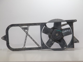 вентилятор радиатора Opel Corsa B [рестайлинг] F68 2000, 1.0 л., X 10 XE, бензин, МКПП, зеленый, хетчбэк 5 дв., передний привод, 09128850