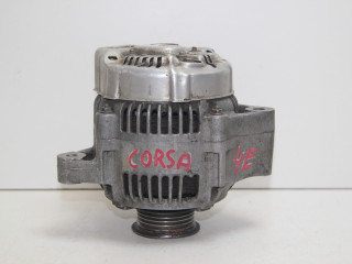 генератор Toyota Corsa 5 поколение EL51 1995, 1.3 л., 4E-FE, бензин, МКПП, серебристый, седан, передний привод, правый руль, 2706011250