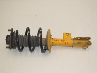 стойка передняя правая Kia Optima 3 поколение TF 2013, 2.4 л., G4KJ, бензин, АКПП, серебро, седан, передний привод