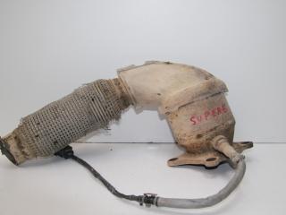 труба приемная глушителя Skoda Superb 2 поколение 3T5 2010, 1.8 л., CDAB, бензин, АКПП, черный, лифтбэк, передний привод