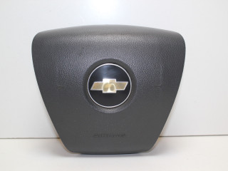 подушка безопасности водителя Chevrolet Captiva 1 поколение C100 2006, 2.4 л., Z 24 SED, бензин, АКПП, черный, универсал, полный привод, 96809649