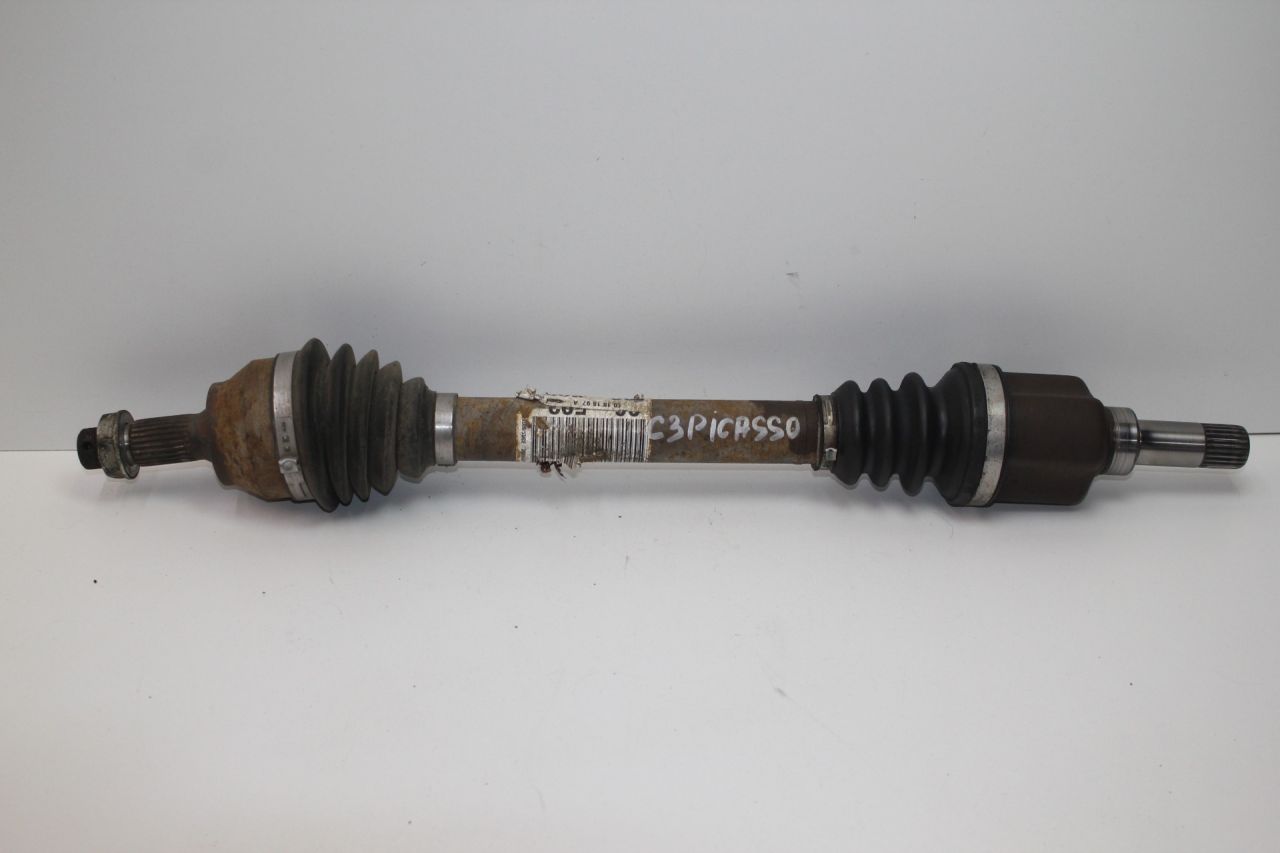 полуось передняя левая (приводной вал, ШРУС) Citroen C3 Picasso 1 поколение SH 2011, 1.4 л., 8FP (EP3), бензин, МКПП, белый, передний привод, 9686650380, 3272ZL - фото №1