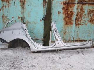 порог правый Renault Logan 2 поколение L8 2014, 1.6 л., K7M 812, бензин, МКПП, серебро, седан, передний привод